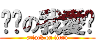 賏賏の我愛你 (attack on titan)