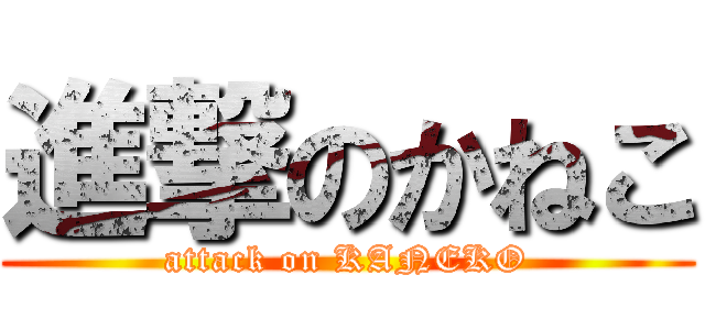 進撃のかねこ (attack on KANEKO)