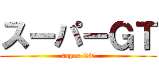 スーパーＧＴ (super GT)