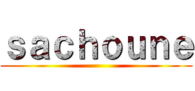 ｓａｃｈｏｕｎｅ ()