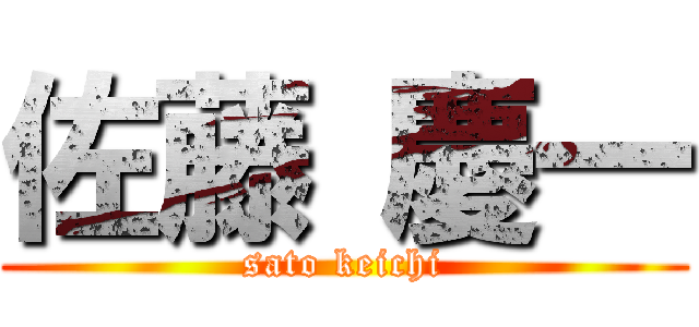 佐藤 慶一 (sato keichi)