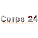 Ｃｏｒｐｓ ２４ (BeNTe CuAtRu Science Boot Camp 2023)