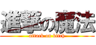 進撃の魔法 (attack on bitch)