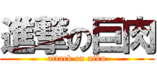 進撃の巨肉 (attack on niku)