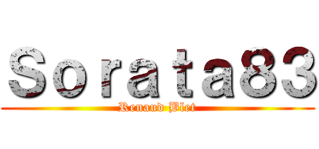 Ｓｏｒａｔａ８３ (Renaud Blet)