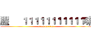 腥     １１１１１１１１１１１味 (attack on titan)