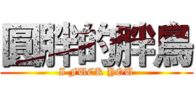 圓胖的胖鳥 (I FUCK YOU)