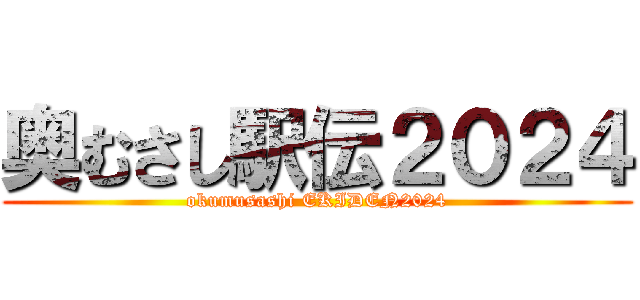 奥むさし駅伝２０２４ (okumusashi EKIDEN2024)