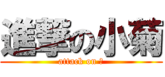 進撃の小菊 (attack on 菊)