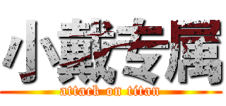 小戴专属 (attack on titan)