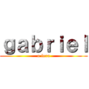 ｇａｂｒｉｅｌ (o fera)