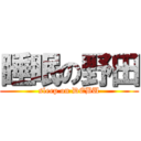 睡眠の野田 (sleep on DEBU)