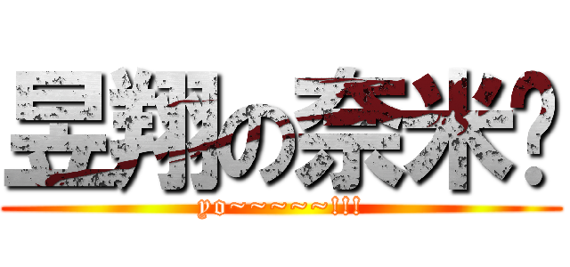 昱翔の奈米屌 (yo~~~~~!!!)
