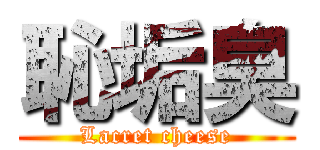 恥垢臭 (Lacret cheese)