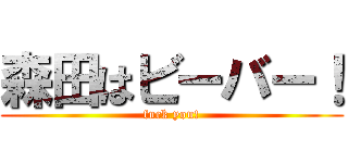 森田はビーバー！ (fuck you!)