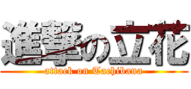 進撃の立花 (attack on Tachibana)
