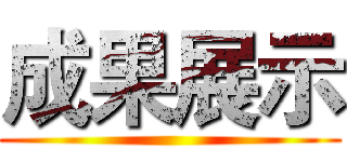 成果展示 ()