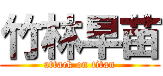 竹林早苗 (attack on titan)