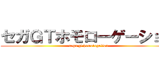 セガＧＴホモローゲーション (sega gt homologation)