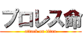 プロレス命 (attack on titan)