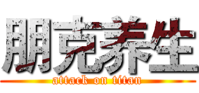 朋克养生 (attack on titan)