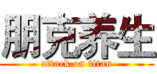 朋克养生 (attack on titan)