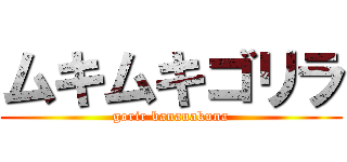 ムキムキゴリラ (gorir bananakuna)