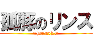 孤豚のリンス (whowatch.tv)