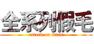 全系列假毛 (attack on titan)