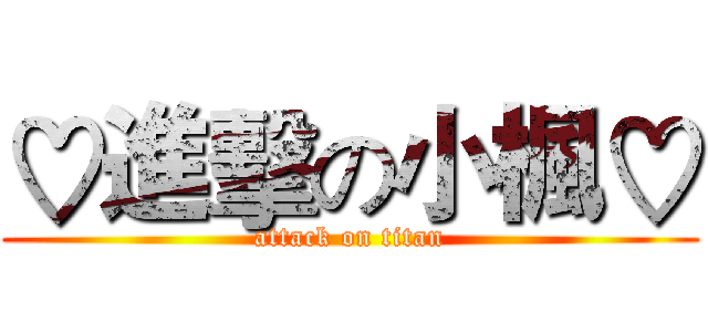 ♡進擊の小楓♡ (attack on titan)