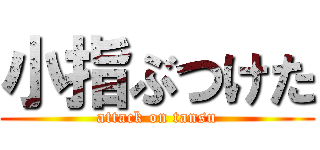 小指ぶつけた (attack on tansu)