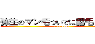 弥生のマン毛ついでに脇毛メリット (attack on titan)