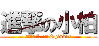 進撃の小柏 (attack on Shinbox)