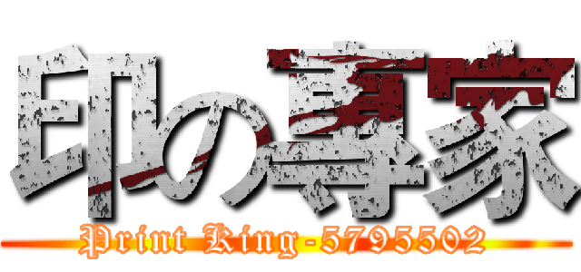 印の專家 (Print King-5795502)