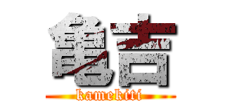 亀吉 (kamekiti)