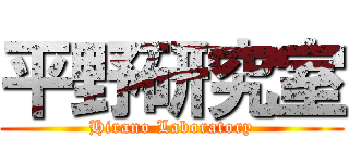 平野研究室 (Hirano Laboratory)