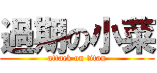 過期の小菜 (attack on titan)