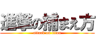 進撃の捕まえ方 (attack on titan)