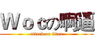 Ｗｏｃの啊逼 (attack on titan)