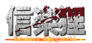 信楽狸 (Raccoon Shigaraki)