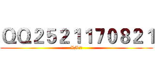 ＱＱ２５２１１７０８２１ (XM团队)