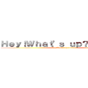 Ｈｅｙ！Ｗｈａｔ\'ｓ ｕｐ？Ｓｔｕｄｉｏ (Hey!What\'s up studio)