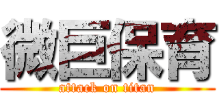 微巨保育 (attack on titan)