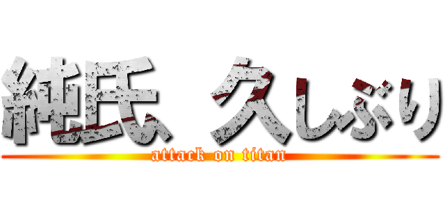 純氏、久しぶり (attack on titan)