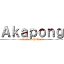 Ａｋａｐｏｎｇ (attack on P\'Arm)