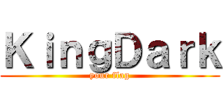 ＫｉｎｇＤａｒｋ (your flag)