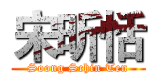 宋昕恬 (Soong Schin Ten)