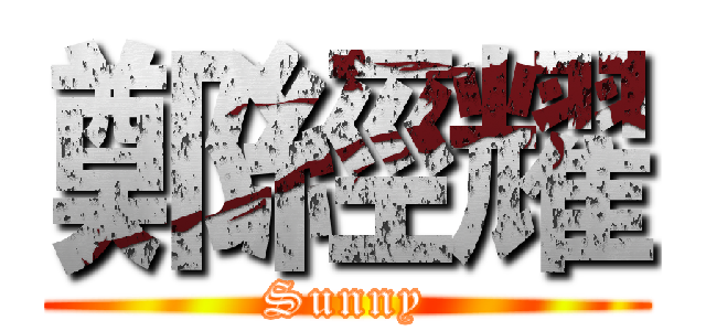 鄭經耀 (Sunny)