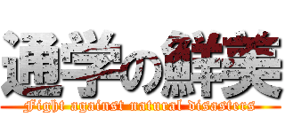通学の鮮美 (Fight against natural disasters)