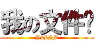 我の文件夹 (YsLIM)